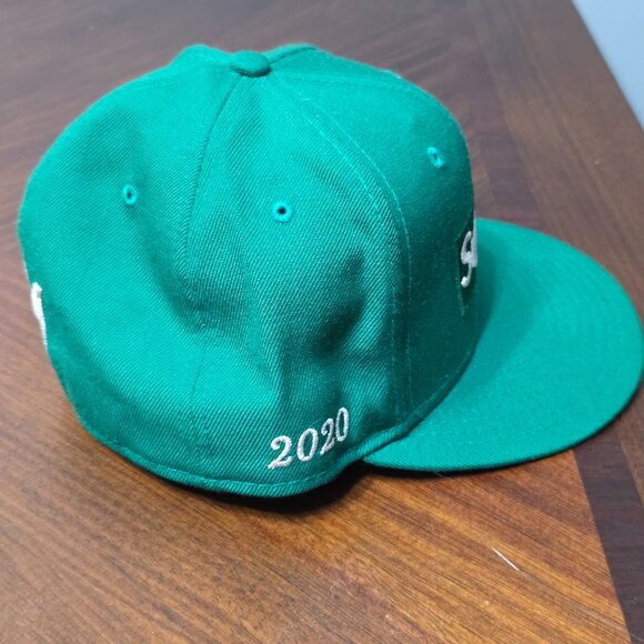 Supreme $1M Metallic Box Logo New Era Green - Picture 4 of 5